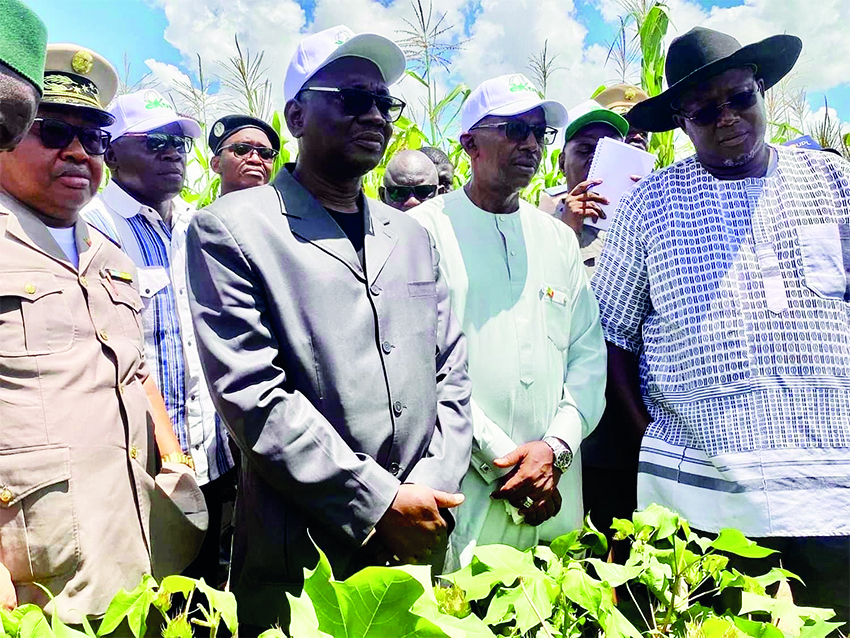 BILAN DE LA VISITE DU MINISTRE DANIEL SIMÉON KÉLÉMA ET DU PDG DE LA CMDT MAMADOU MOUSTAPHA DIARRA DANS LA FILIALE CENTRE À FANA ET DIOÏLA